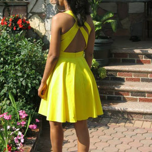 Victoria Secret Summer Yellow Dress - Size Small
